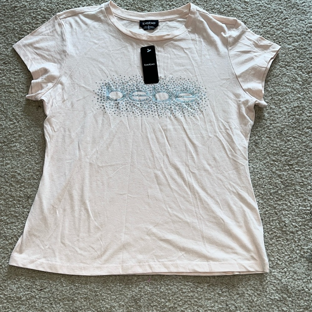 Bebe women’s t-shirt size L NWT